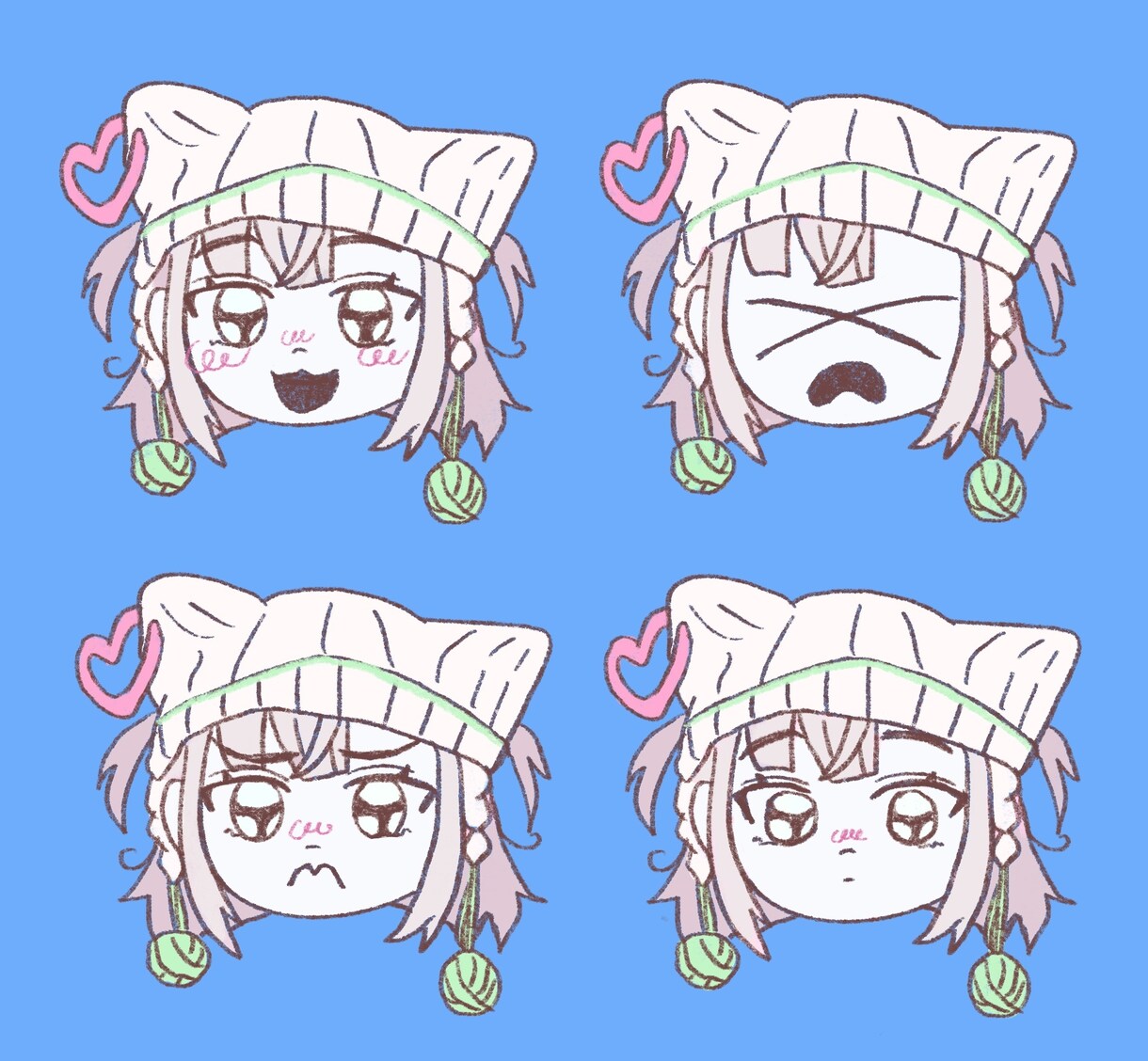 喜怒哀楽4種を可愛く描きます あなたや家族、友人やペットの似顔絵をかわいいタッチで！ イメージ5