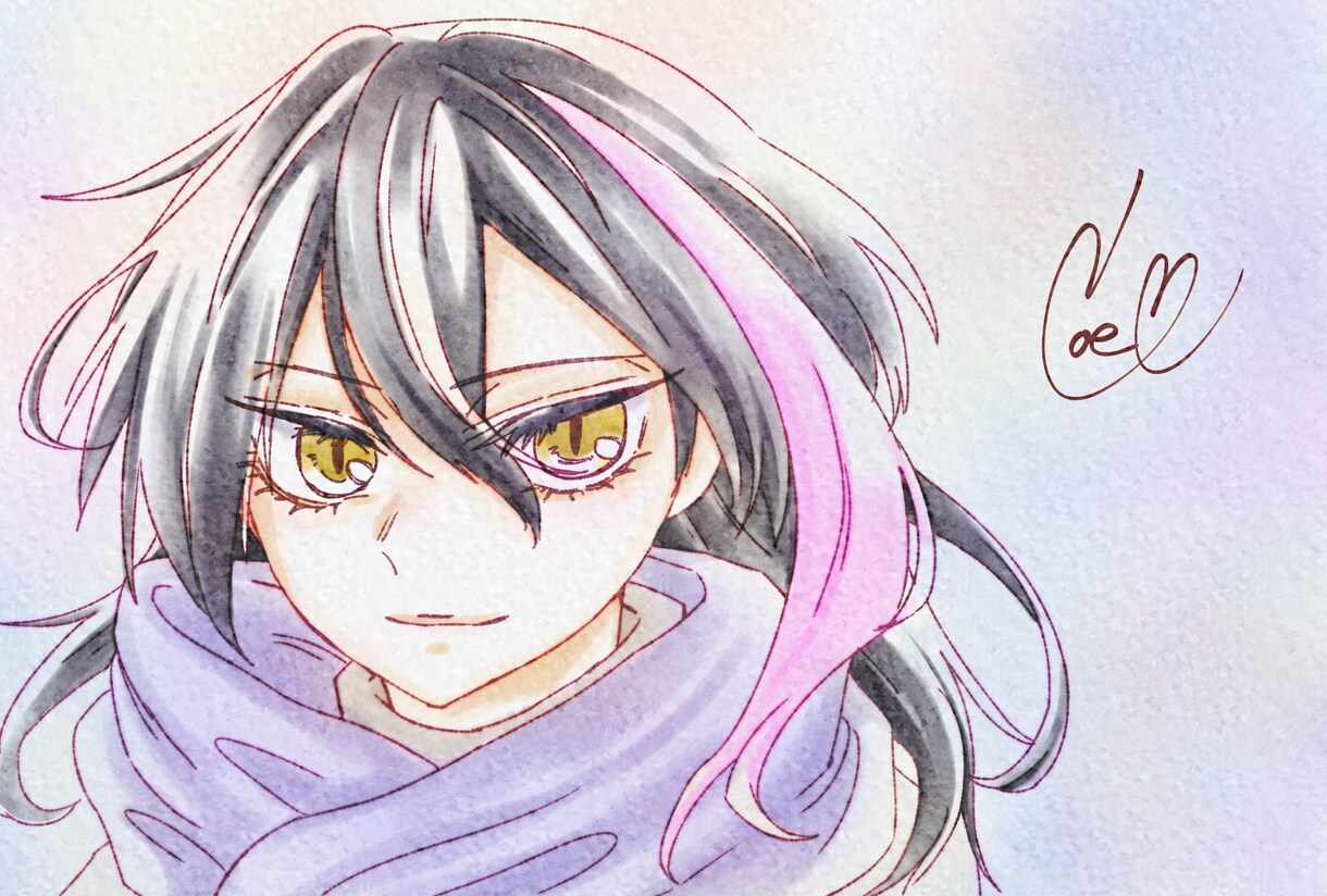アニメ風のタッチでアイコンを描きます キャラクターの描きわけにこだわり有り、表情を追求してます イメージ6