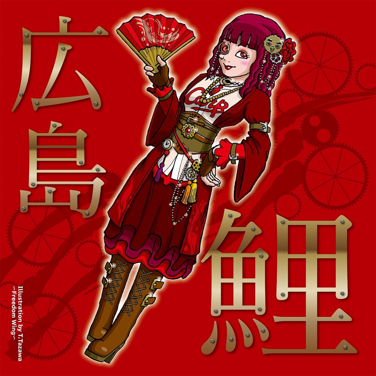 アメコミ風ガールズキャラクター描きます ショップのポップ・看板、企業様の印刷媒体・ウェブなどに！ イメージ4