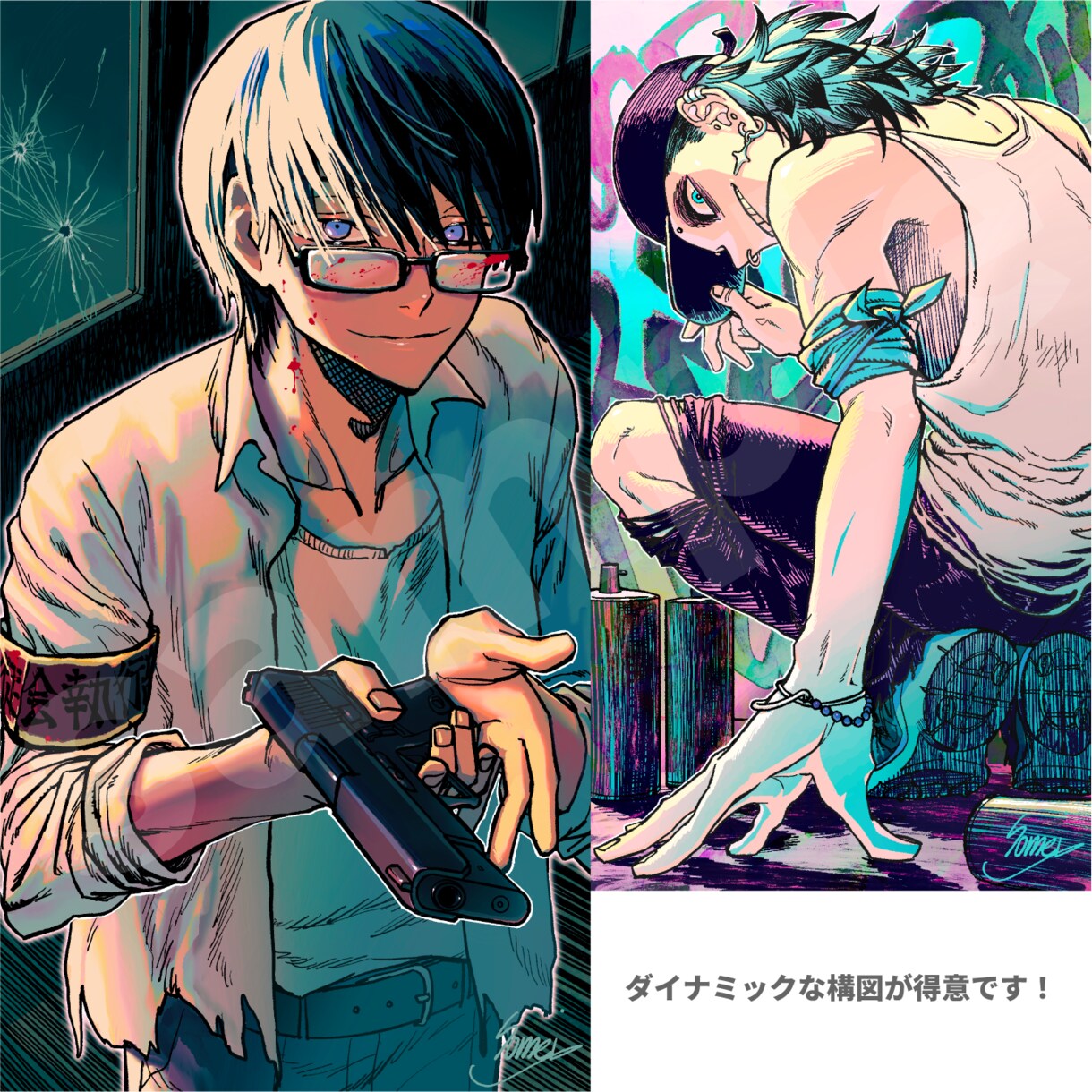 カラーイラスト・一枚絵描きます TRPGや動画のサムネに！10日程度で納品！ イメージ5