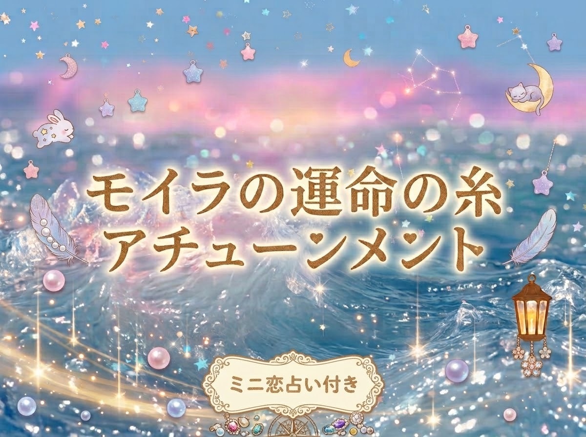 ミニ恋占い付き「モイラの運命の糸」を伝授します 占い師が行う縁結びのやり方を教えます☆アチューンメント付き イメージ4