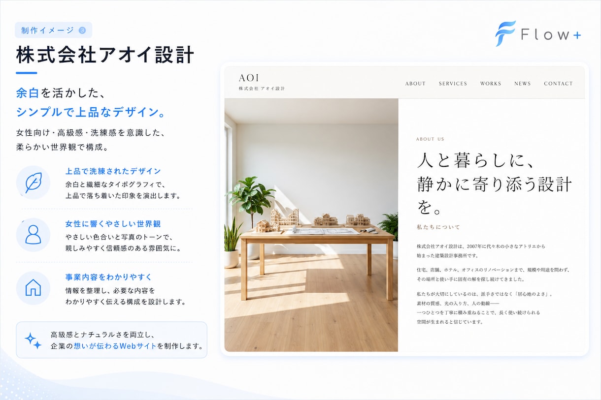 爆速！HP・LPを、イメージ案から制作します 完成イメージを見ながら、安心して制作を進められます イメージ7