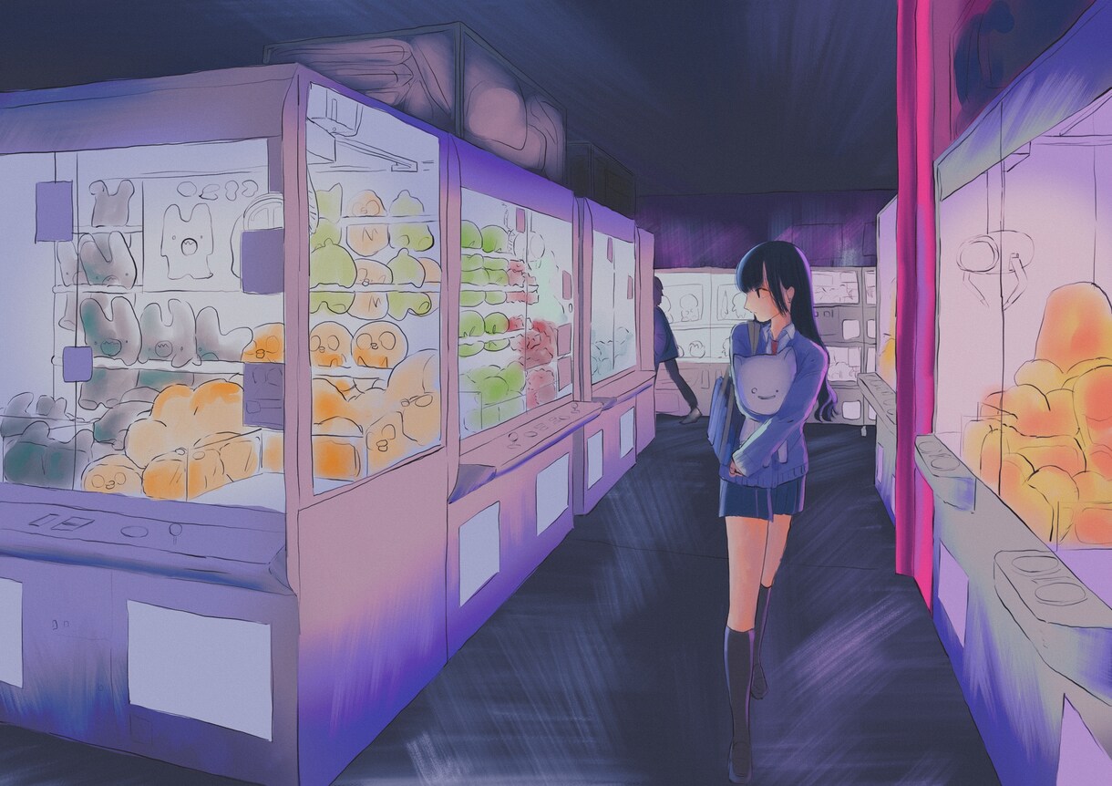 動画のサムネイルや広告イラスト描きます もったりしたマットな塗りが得意です！1枚絵が欲しい方はぜひ！ イメージ5