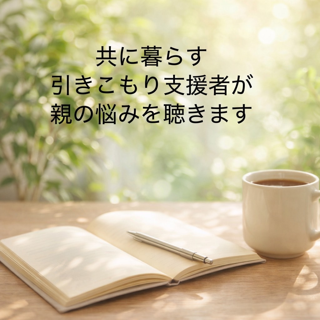 引きこもり支援で共に暮らす看護師が親の悩み聴きます 共に生活する支援者だから分かる親子の苦しみに寄り添います イメージ1