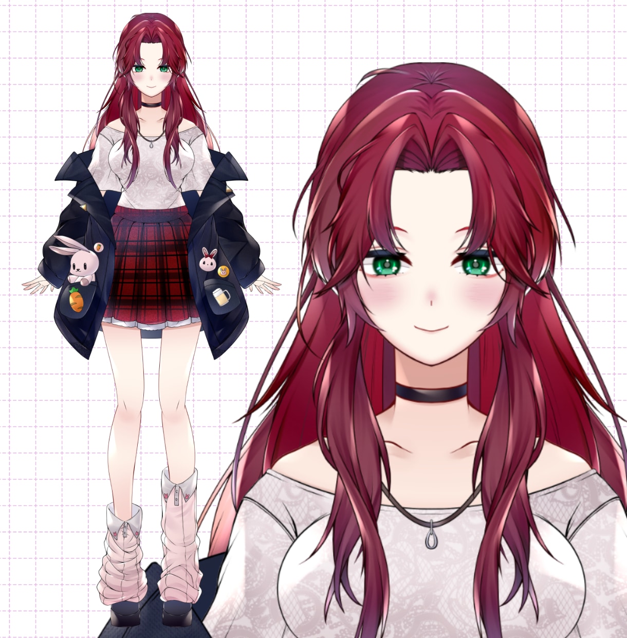 Vtuberパーツ分けイラスト制作します Vtuberのキャラデザ〜パーツ分けイラスト制作！ イメージ3