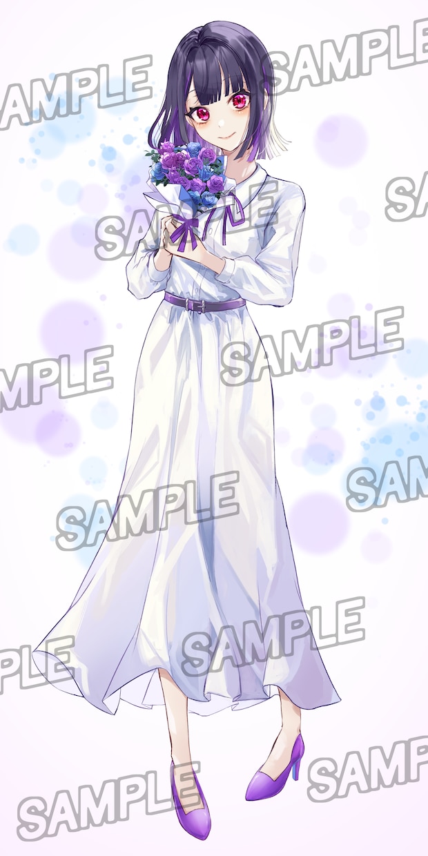 キラキラで美しいキャラクターイラストを描きます 一枚絵を必要としている方｜配信サムネイル、歌ってみた、グッズ イメージ10