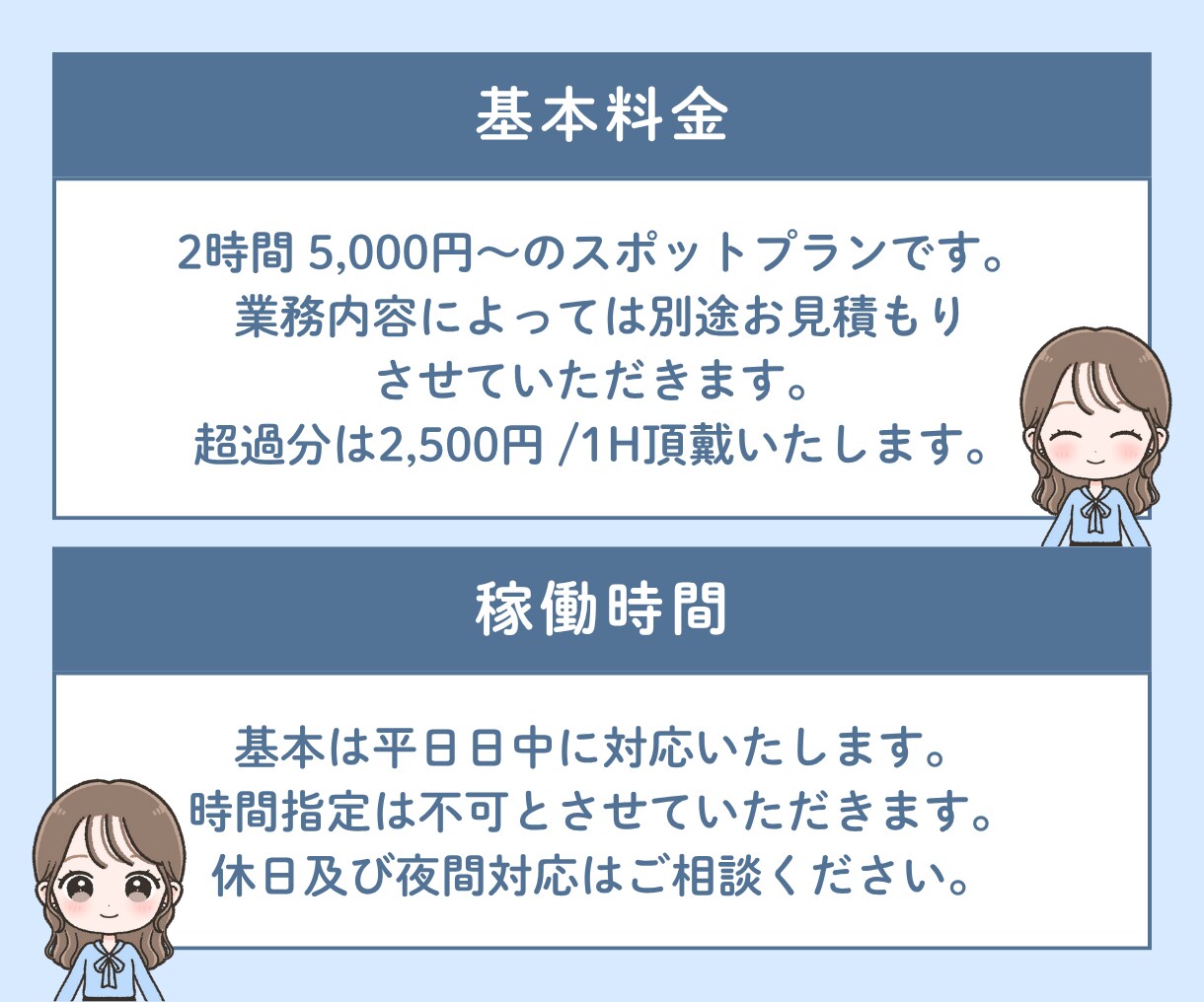 オンライン秘書＊忙しいあなたの業務をサポートします 面倒な作業をまかせて、本業に集中したい方へ イメージ4