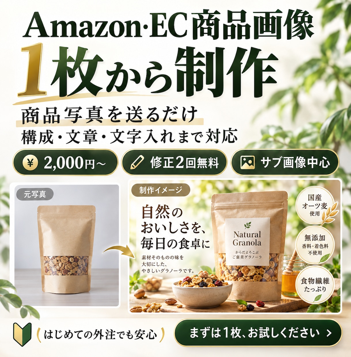 実際にココナラに掲載する1枚目の画像制作ます 実際にココナラに掲載する1枚目の画像制作 イメージ7