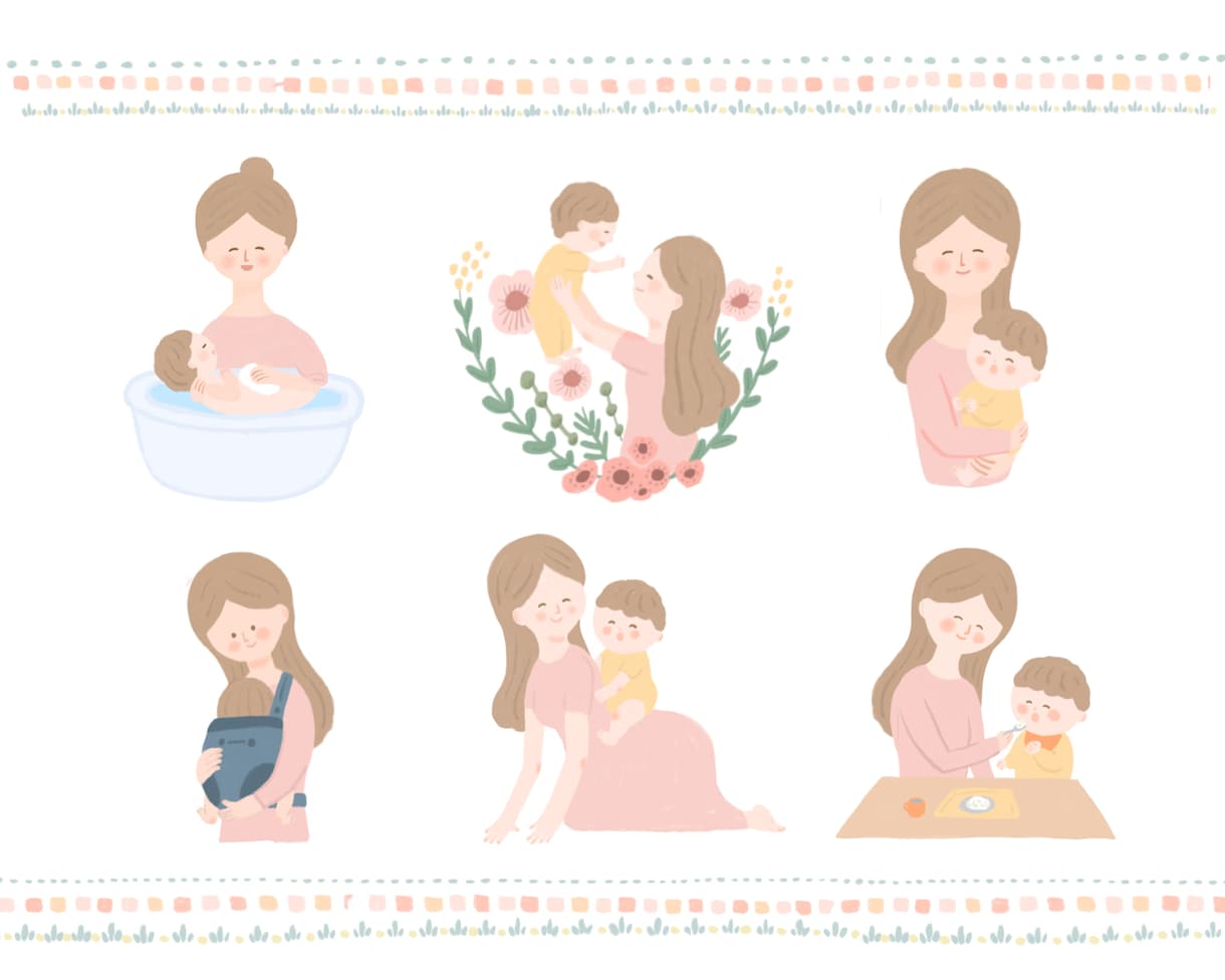商用◎二次利用◎イラストカット3枚セット描きます コンテスト受賞歴有のイラストレーターが描きます！ イメージ2