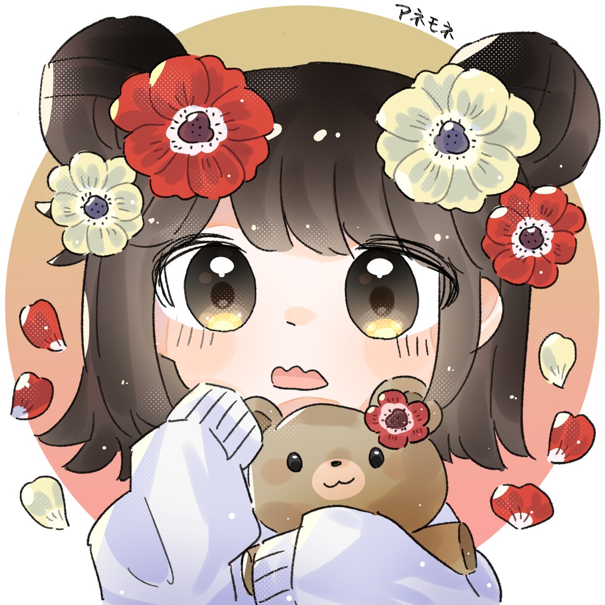 5日納品可能！うるうる可愛いイラストを描きます 早期納品&キラキラ可愛いイラストを目指しています！ イメージ1