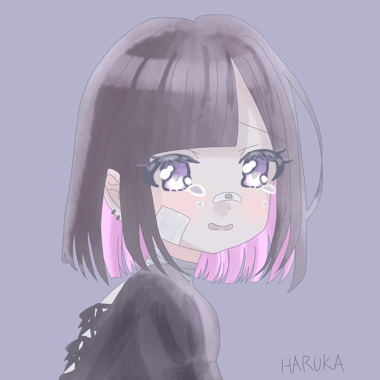 最短即日|儚い水彩風SNSアイコン描きます 早くて可愛い女の子イラスト描きます！ イメージ2