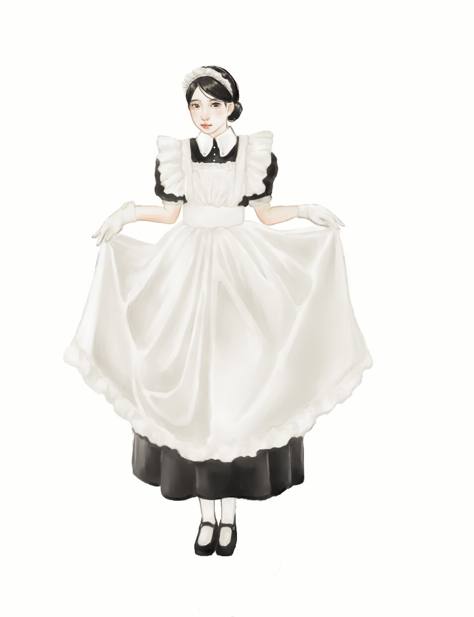 透明感のある厚塗りで描きます 美人を描きます。女性が描きたいです！！ イメージ4