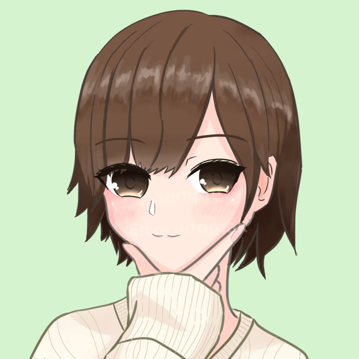 TwitterやYouTubeのアイコンを描きます あなたの好みの絵柄に合わせて描かさせて頂きます！ イメージ2