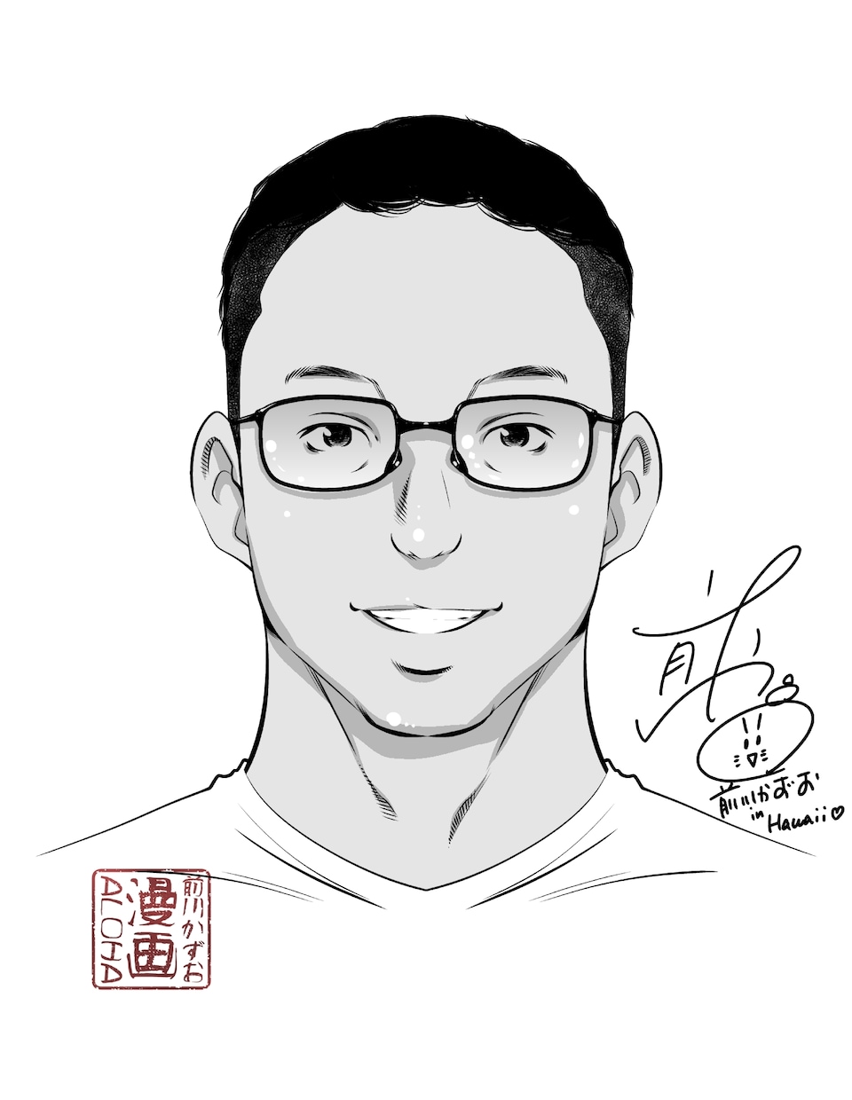 マンガ家ならではのオリジナルイラストを制作します マンガっぽい美男美女画ならお任せあれ！ イメージ2