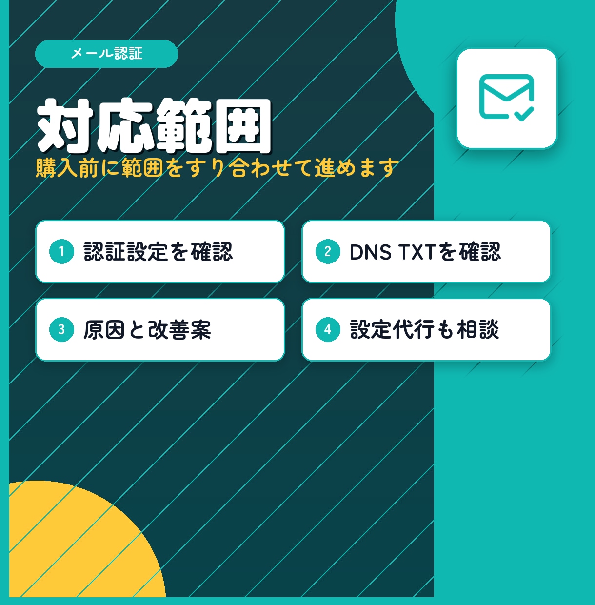 迷惑メール入りやなりすましの不安を解消します 現役エンジニアがメール認証の設定をやさしく確認 イメージ2