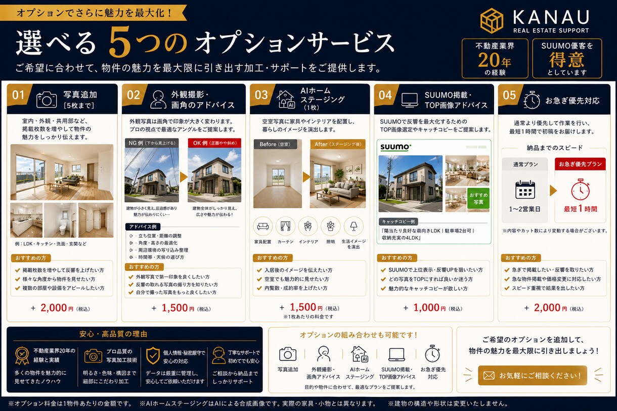 不動産物件写真を反響につながる画像にします 「ただキレイにするだけじゃない、反響目線の画像加工 イメージ7