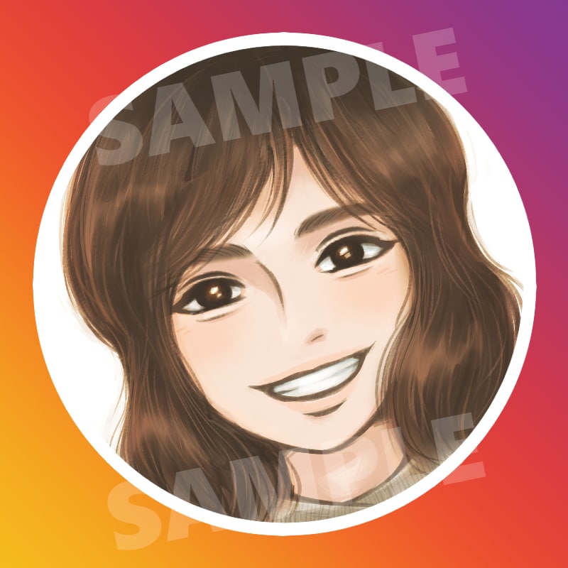 SNS用やWEB会議用のアイコン作成します 『なりたい自分』に合わせたカラーのご提案も可能です！ イメージ5