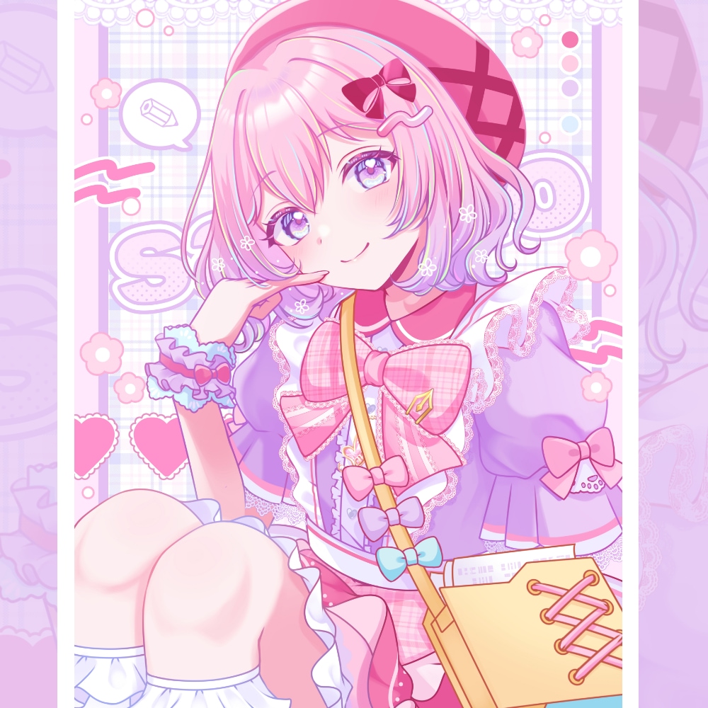 キラキラかわいいイラストを描きます 2週間以内のスピード納品可能！ イメージ2