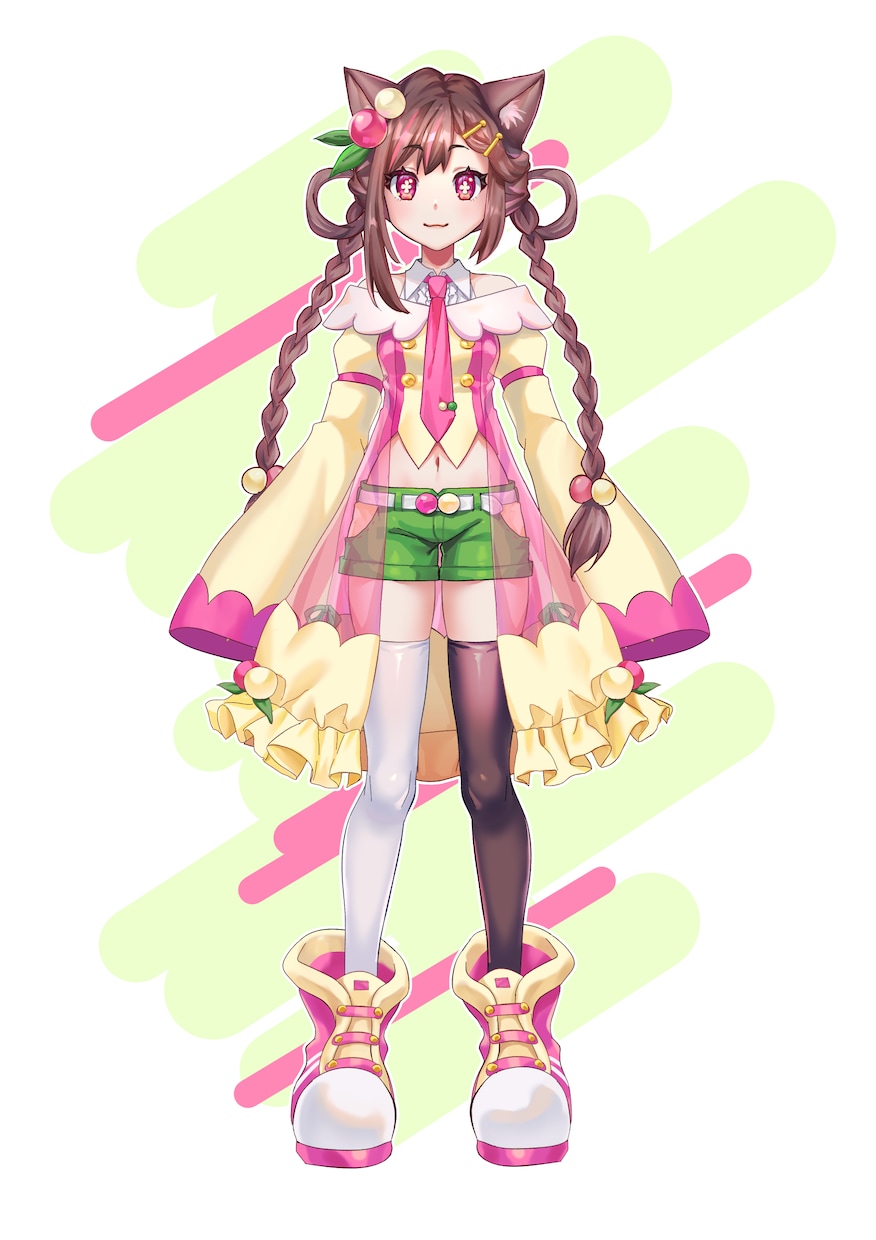 IRIAM可！キャラクター立ち絵制作します live2Dパーツ分けも可能です♪ イメージ2