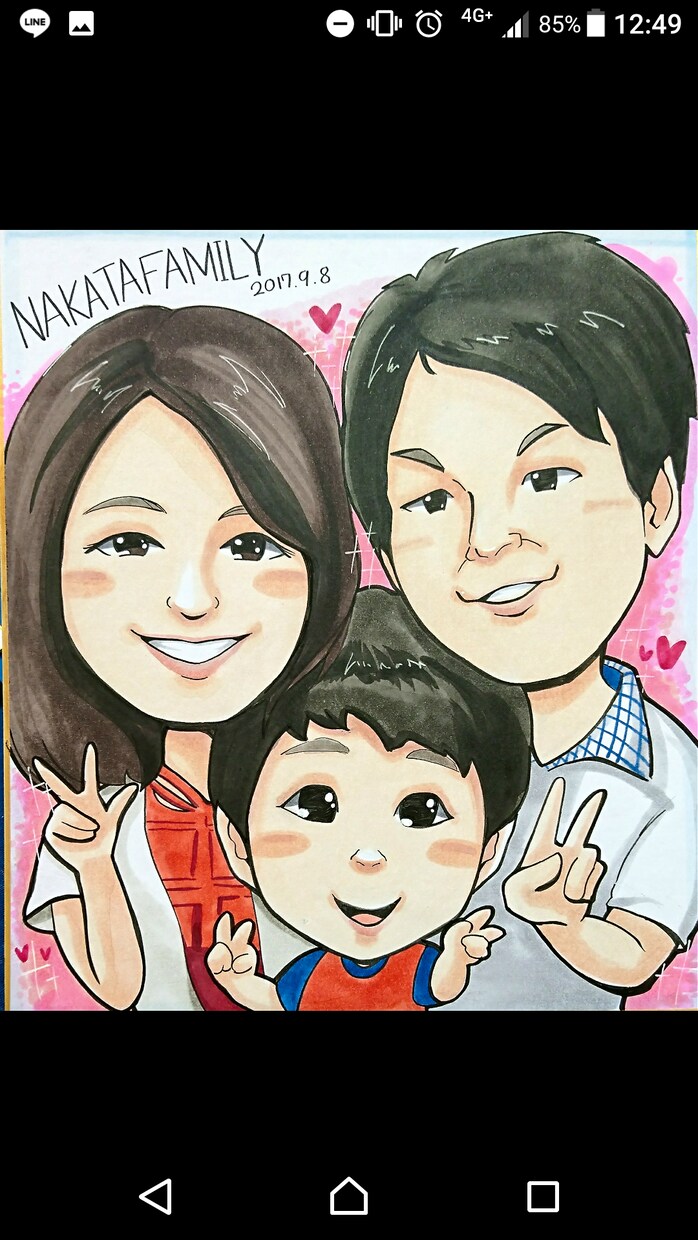 はやい！手軽！似顔絵描きます ■可愛い ■素敵 ■最速　この三つで勝負します イメージ9