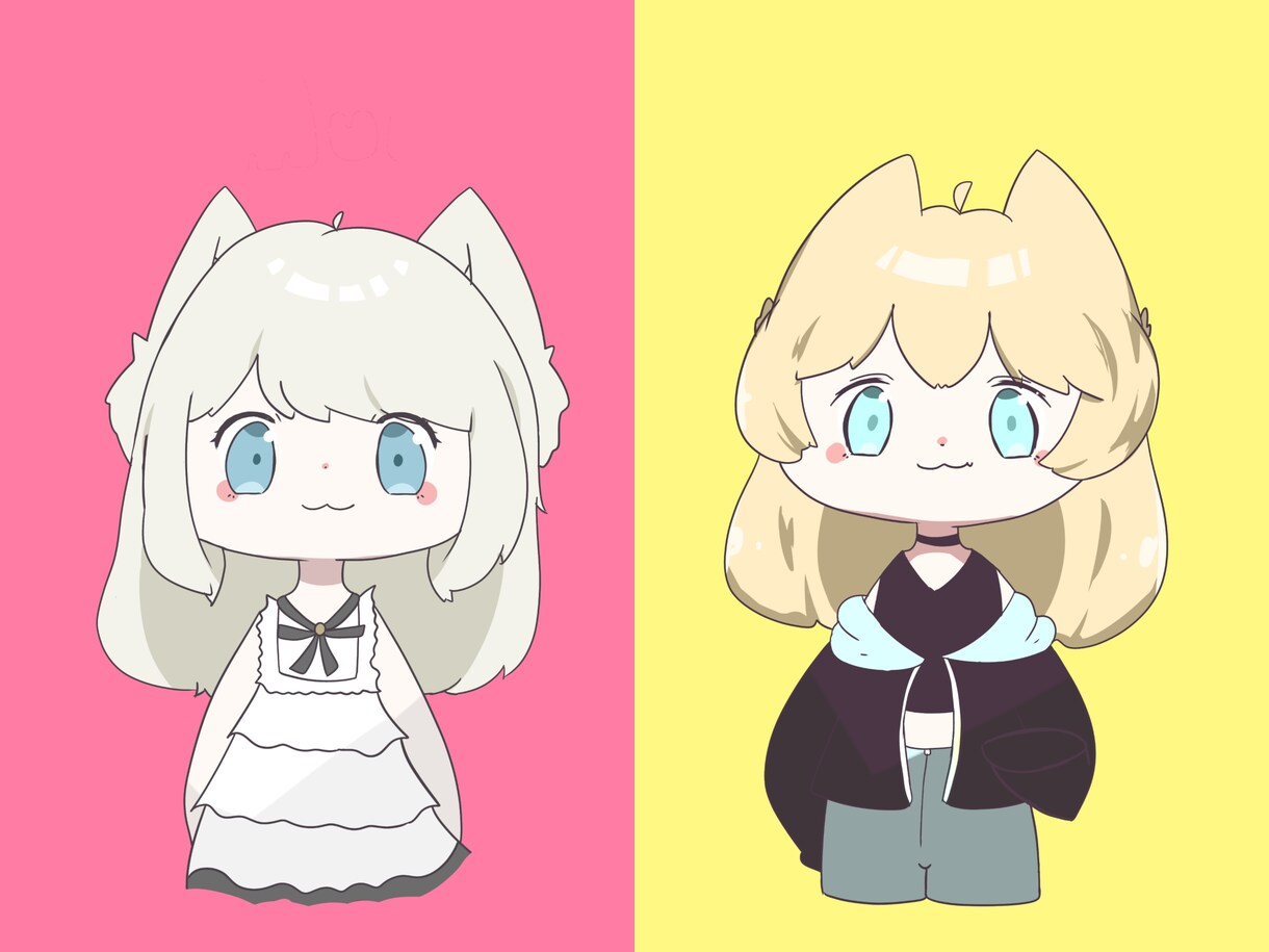 ぽっぷでかわいいアイコン用・SDイラスト作ります 3日以内に納品！シンプルアイコン用イラストをお届け！ イメージ1