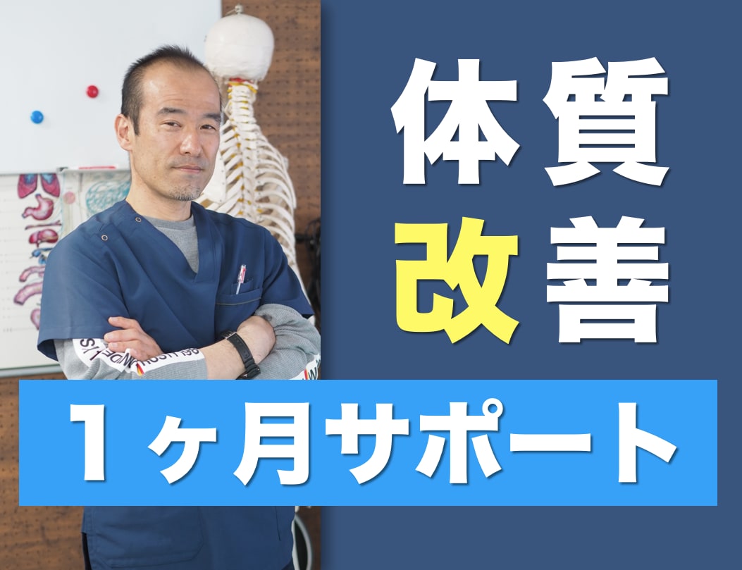 １ヶ月サポート☆東洋医学で不調改善をおこないます 体調不良で悩むあなたへ！リモート施術で自宅に居ながら体調管理 イメージ1
