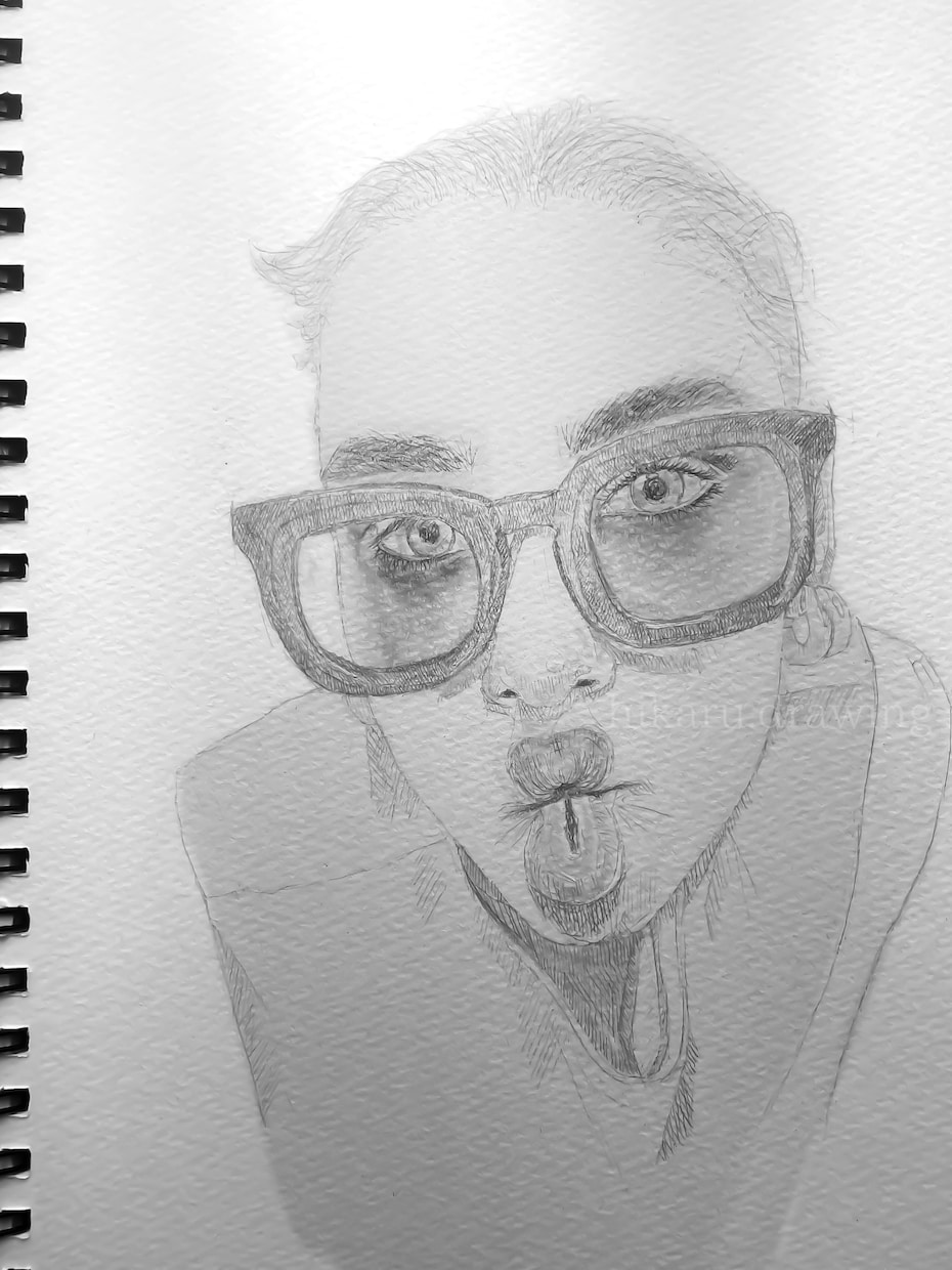 鉛筆画・似顔絵をスケッチスタイルで描きます SNSのアイコンとしても◎他との差別化になりますよ〜！ イメージ5