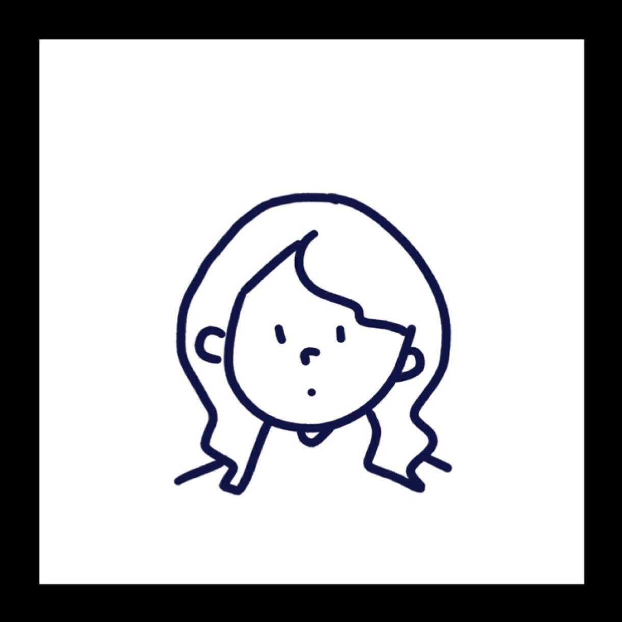 似顔絵書きます にがおえかきます。THEシンプルバージョン イメージ1