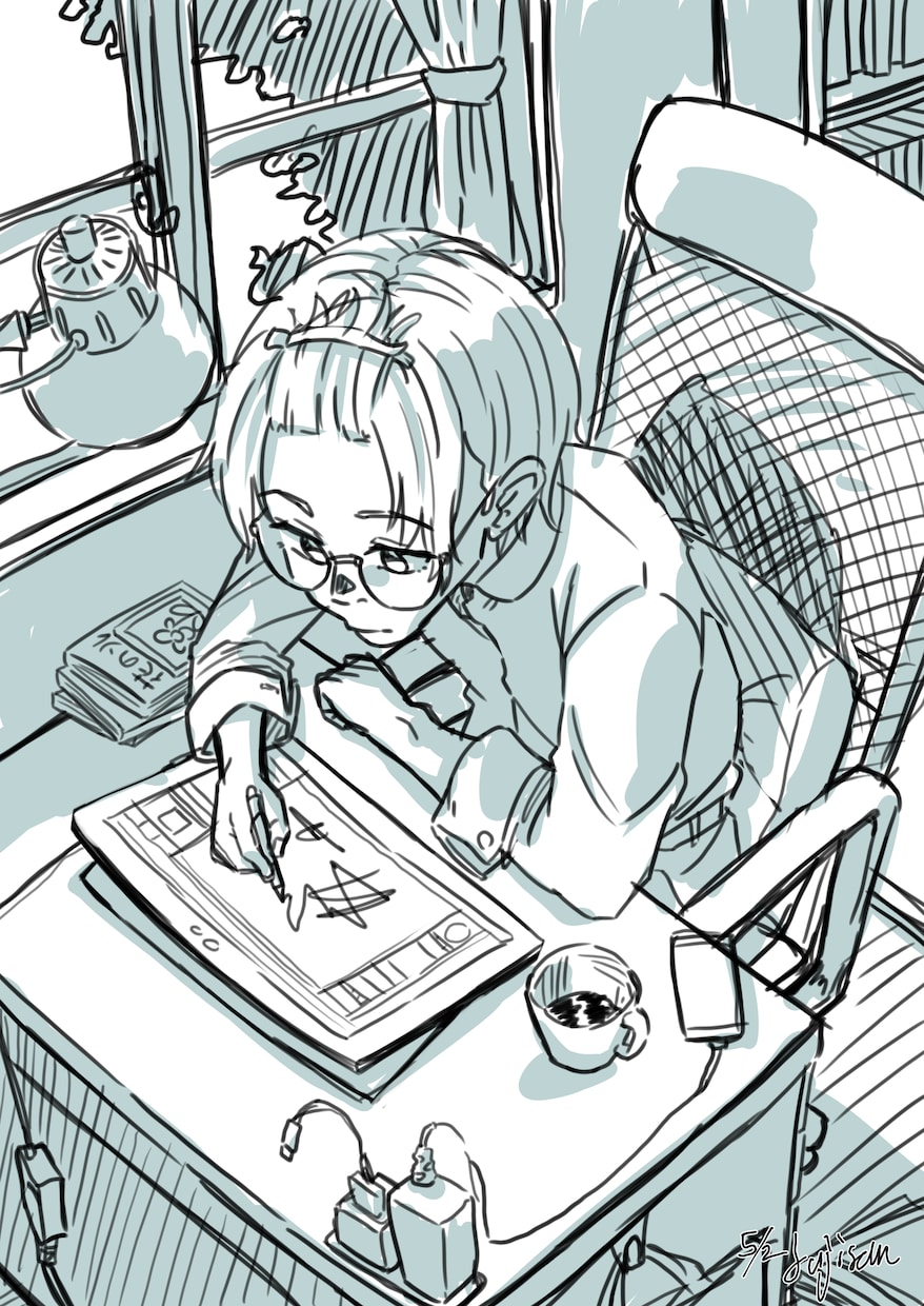 イラストの作成(商用利用OK)します かわいい女の子のイラストを描きます。 イメージ3