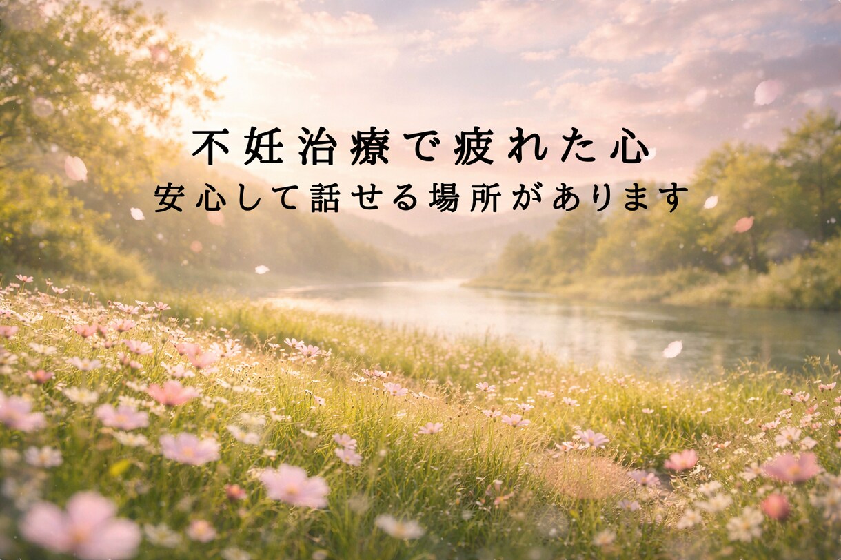 不妊治療のお悩み聞きます 打ち明けずらい治療の悩み。不妊治療経験者とお話ししませんか？ イメージ1