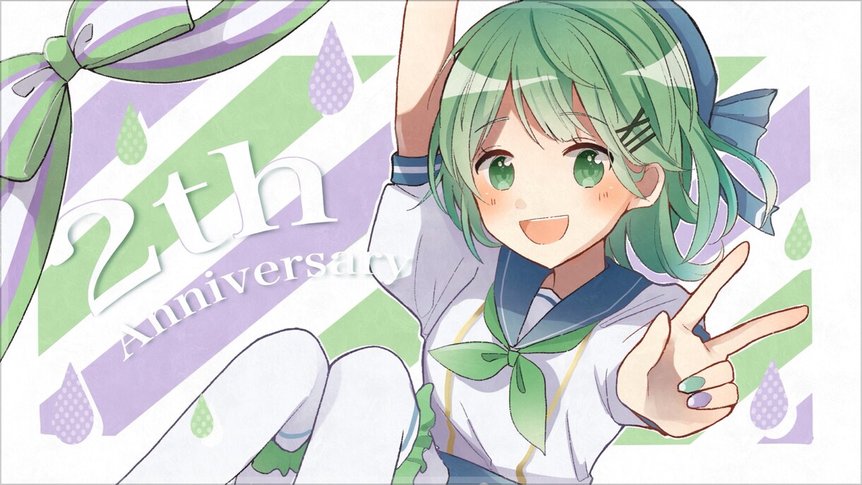 一枚絵お描きします 【歌い手・活動者さん】歌ってみた等サムネイラスト作成します イメージ1