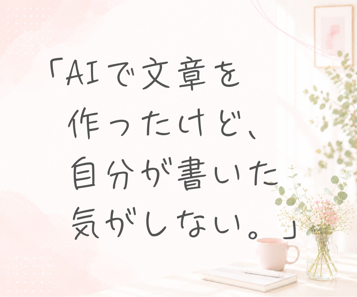 AI生成文章を"あなたらしい”文章に修正します ヒアリングを元にChatGPT・AI文章をリライトします☘️ イメージ6