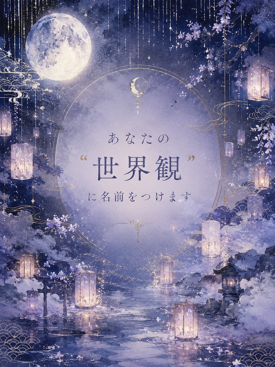 和風幻想／貴方の世界観に合うタイトル・名前考えます 和風幻想・儚い世界観の名付け、お任せください イメージ1