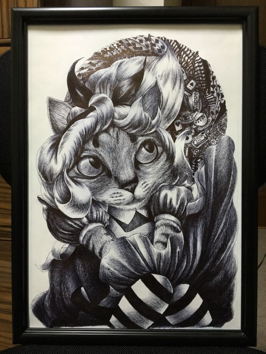 猫さんの似顔絵描いちゃいます あなたの猫さんへ愛を込めたプレゼントをご用意 イメージ2