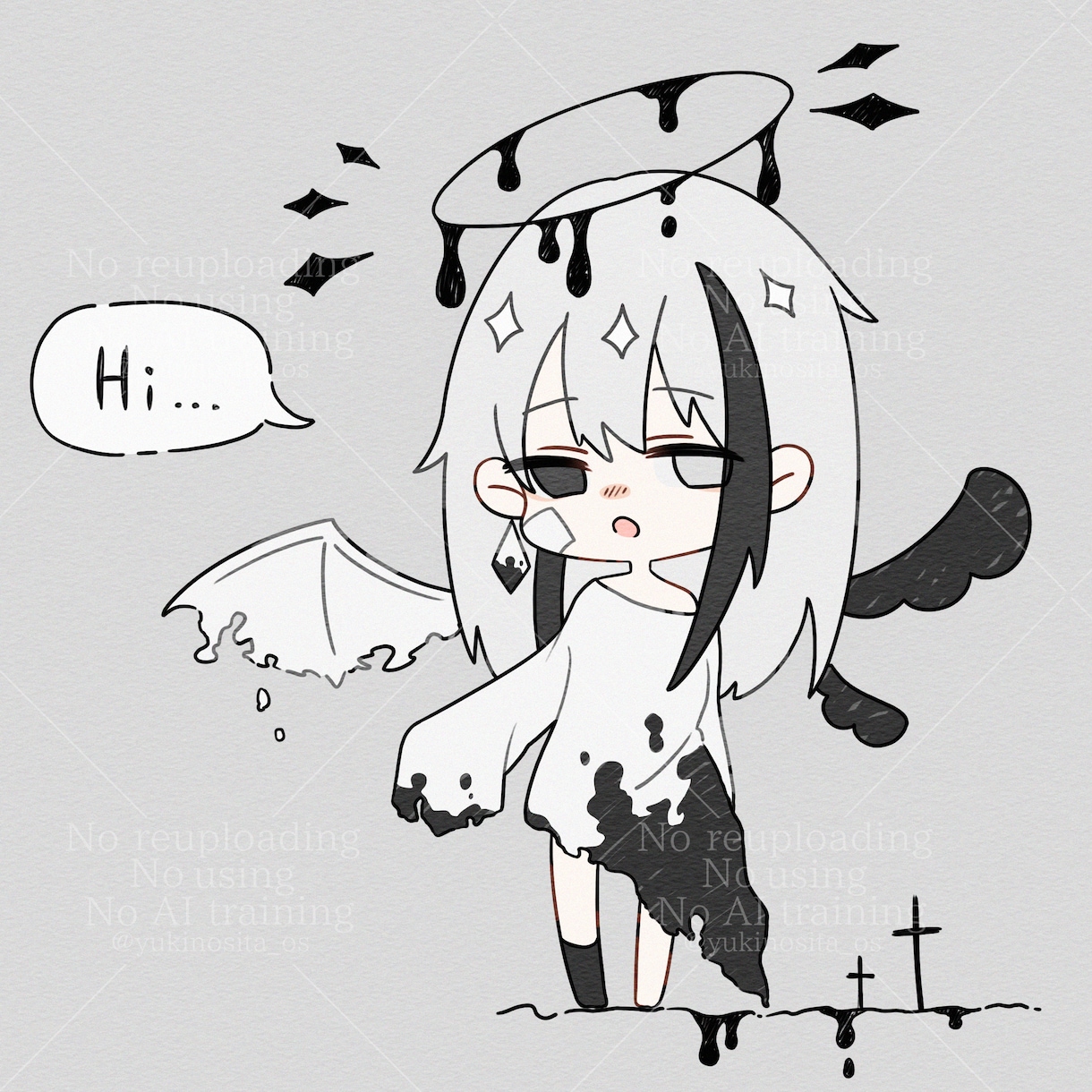 商用利用◎2種類の絵柄でミニキャラお描きします SNS・動画・グッズ等に！動きのあるミニキャラが得意です！ イメージ3