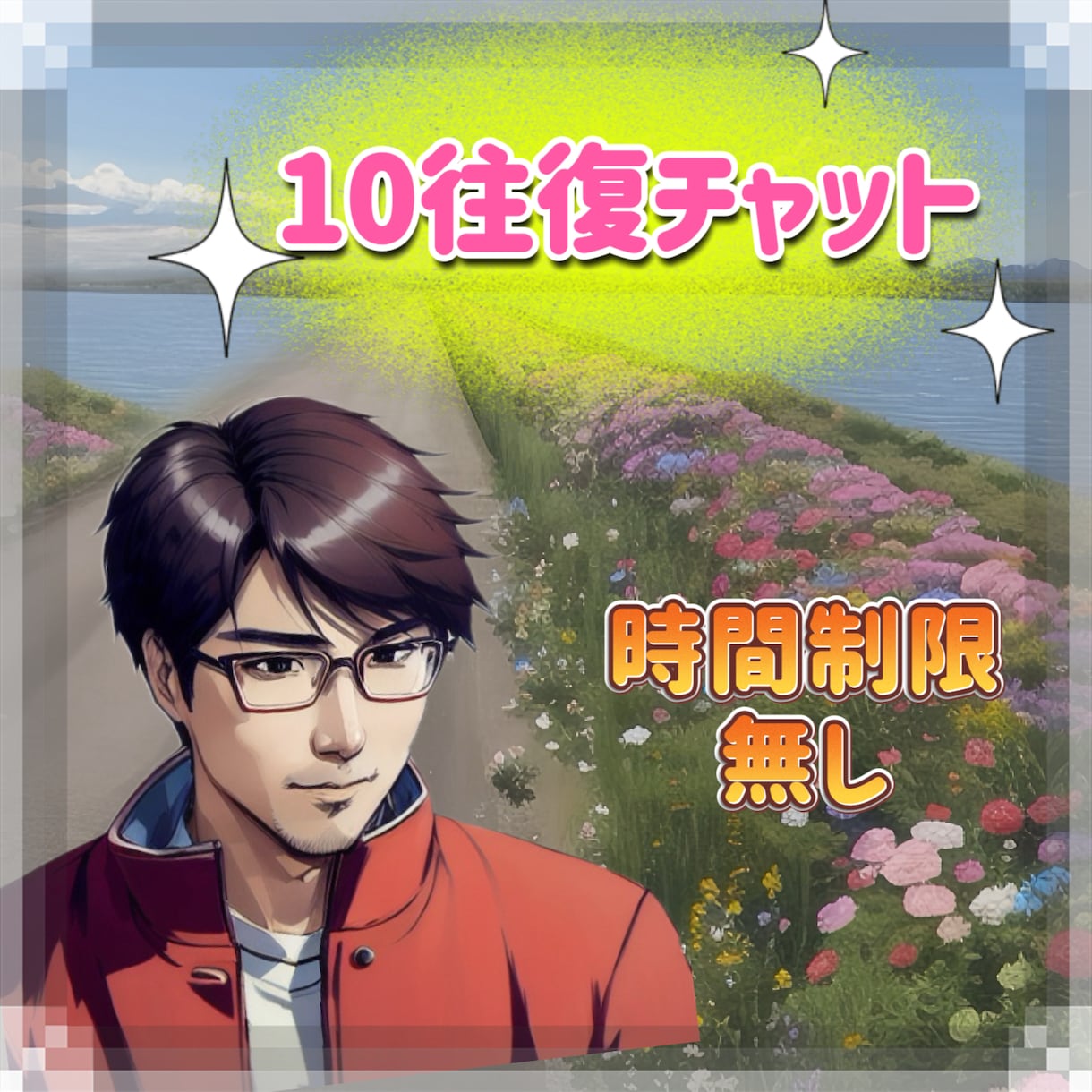 10往復チャット【日数時間制限無し】でお話します しっかり長文で伝えたい♪ちゃんと読んでほしい♪ イメージ1