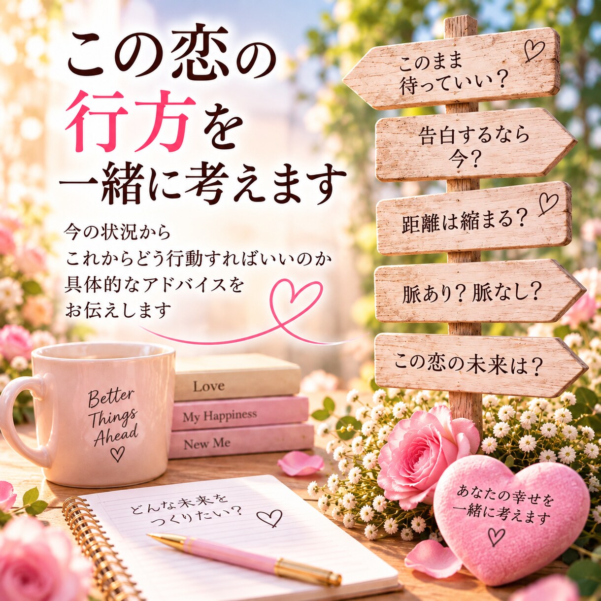 片思い♡あの人の本音とあなたへの気持ちを視ます 言葉にしないあの人の本心、今すぐお伝えします イメージ5