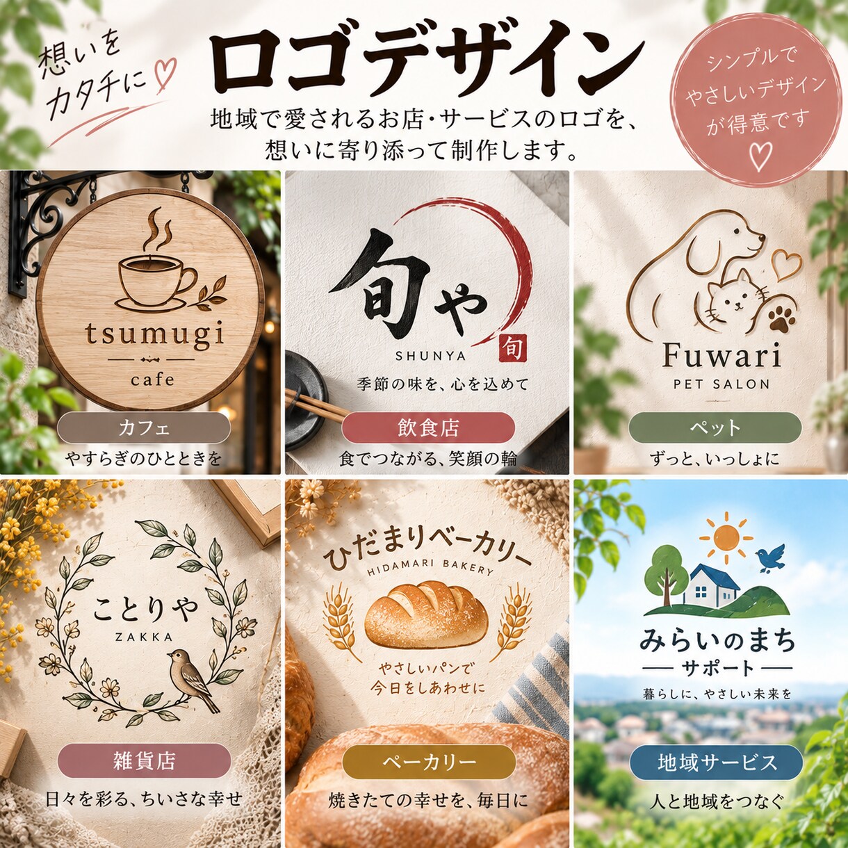 店舗・ブランドのロゴをデザインします お店の魅力が伝わるロゴを一緒に作らせて頂きます。 イメージ3