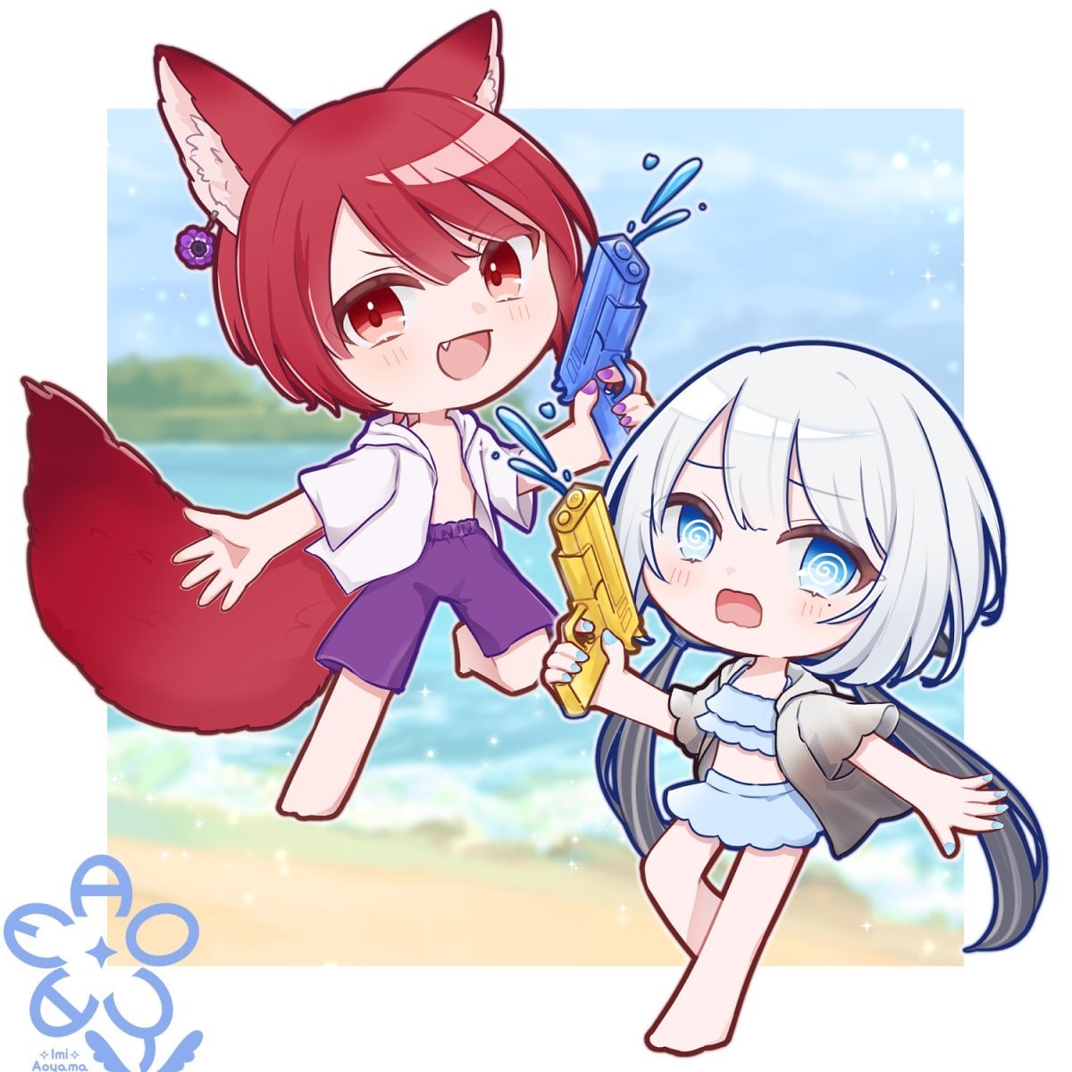 ポップで可愛いミニキャラ描きます アイコン、サムネ、グッズなど様々なイラストに対応可能です！ イメージ3