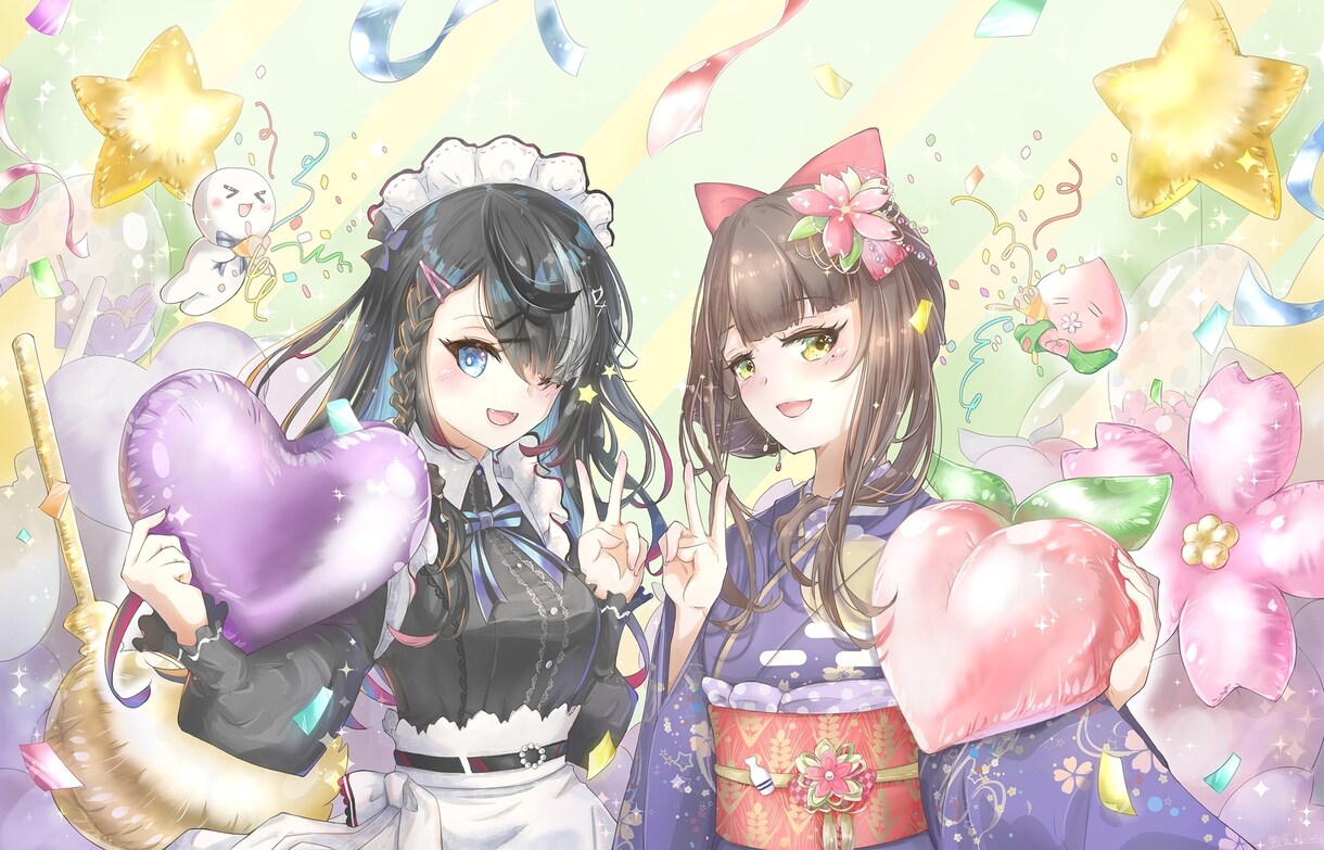 商用可◇イラストを制作いたします 配信用、MV、記念イラスト、Vtuberさん、表紙などなど！ イメージ8