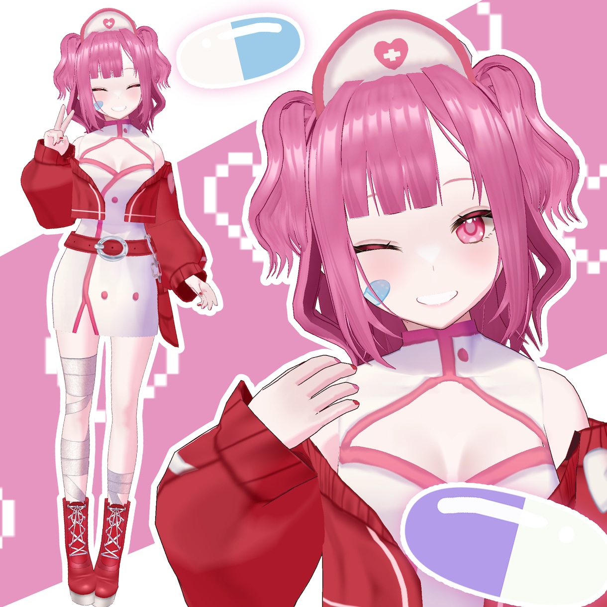 ３Dモデルの制作を承ります キャラデザからもお受けします！Vtuberをお考えの方も是非 イメージ2