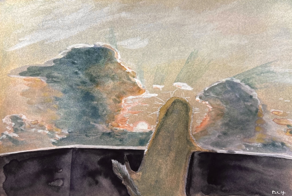 ペットをやさしい水彩で描きます 写真とお話から温かいアートを制作します。 イメージ1