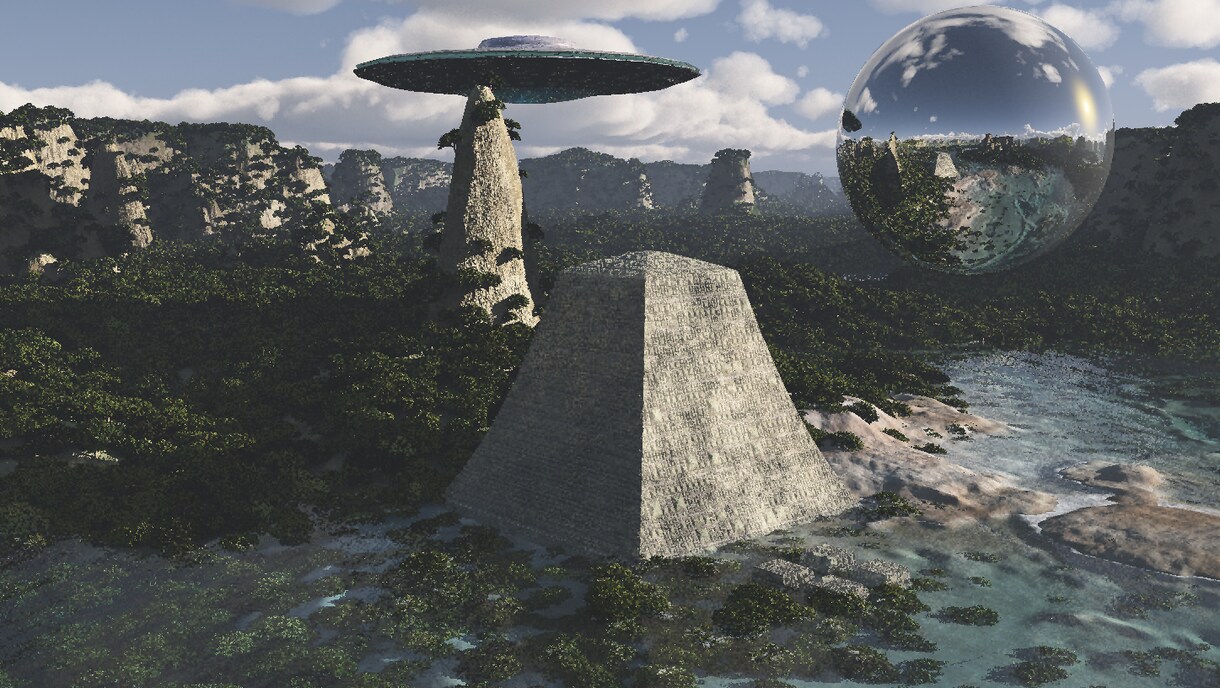 3DCG風景・背景画像制作してます 他にはない、3DCGで空想の中の世界を画像で提供 イメージ5