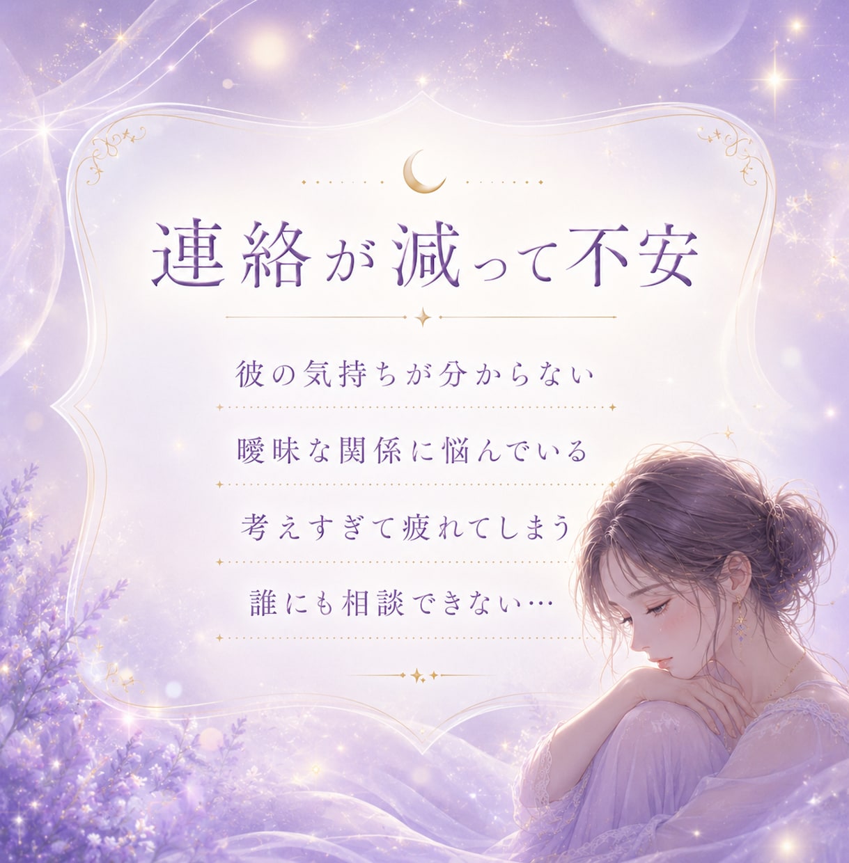 恋の不安…彼の本音を丁寧に視ます 限定価格✨揺れる恋心をカードから潜在意識リーディング イメージ3