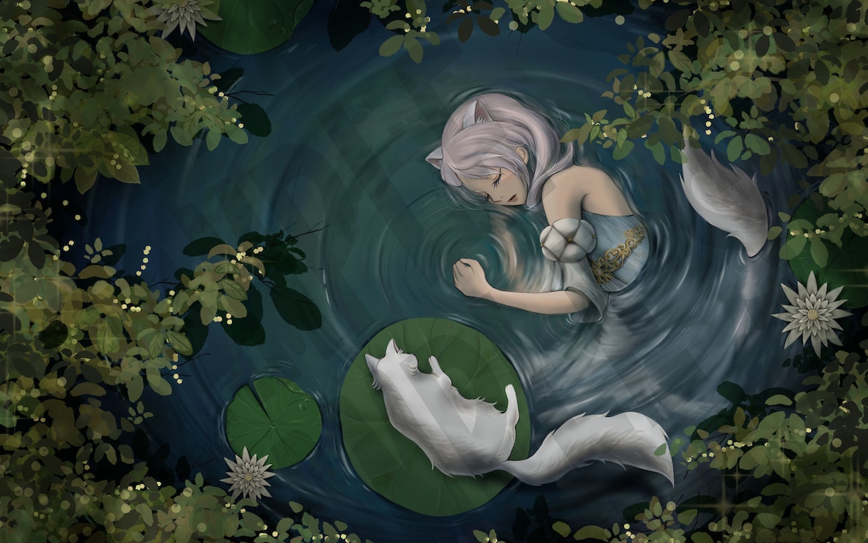 雰囲気のある一枚絵描きます 【歌ってみたやMVなどにおすすめ】 イメージ2