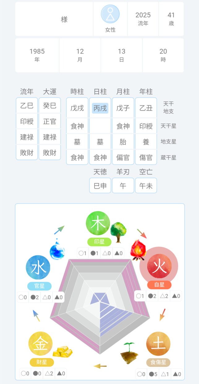 心がほっとする四柱推命の鑑定書、お渡しします 基本的な運氣や特性をお伝えし、あなたの知りたいにお答えします イメージ1