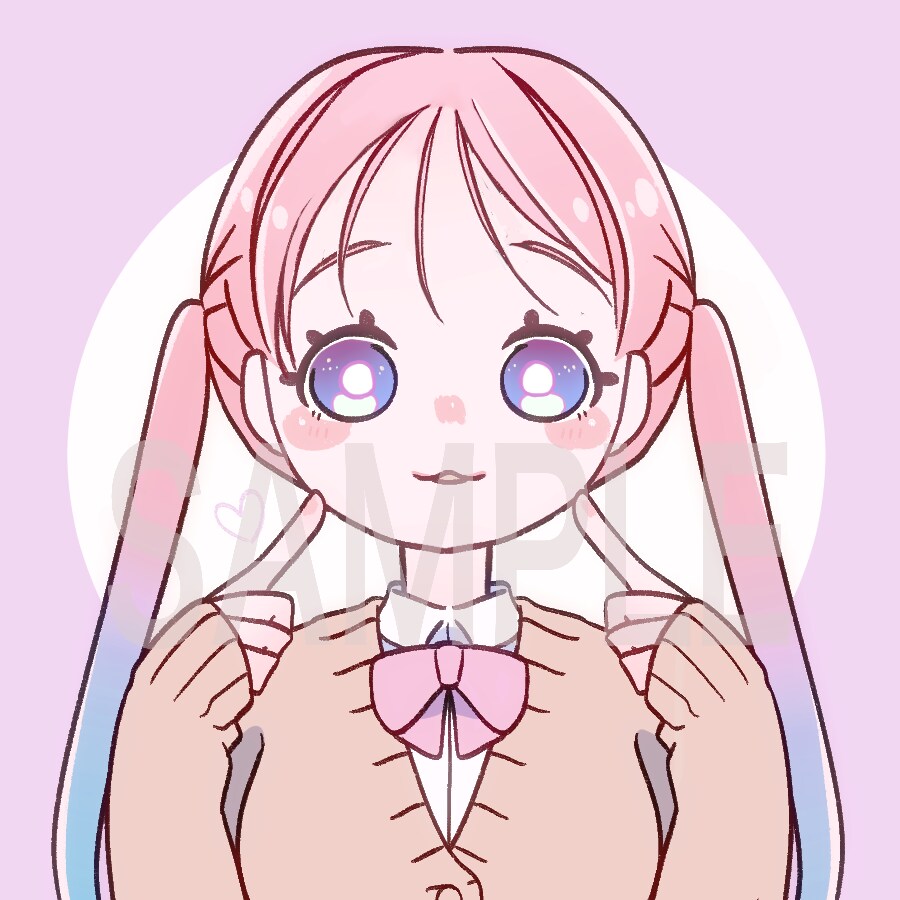 少しだけデフォルメされたかわいいイラストを描きます 手軽にかわいいをどうぞ( ¨̮ )♡ イメージ3
