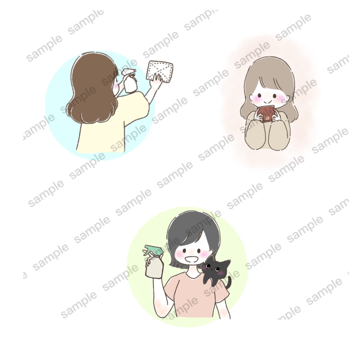 ほんわかとしたタッチのゆるかわ似顔絵を描きます アイコンやブログなどに是非ご利用ください⭐︎ イメージ7