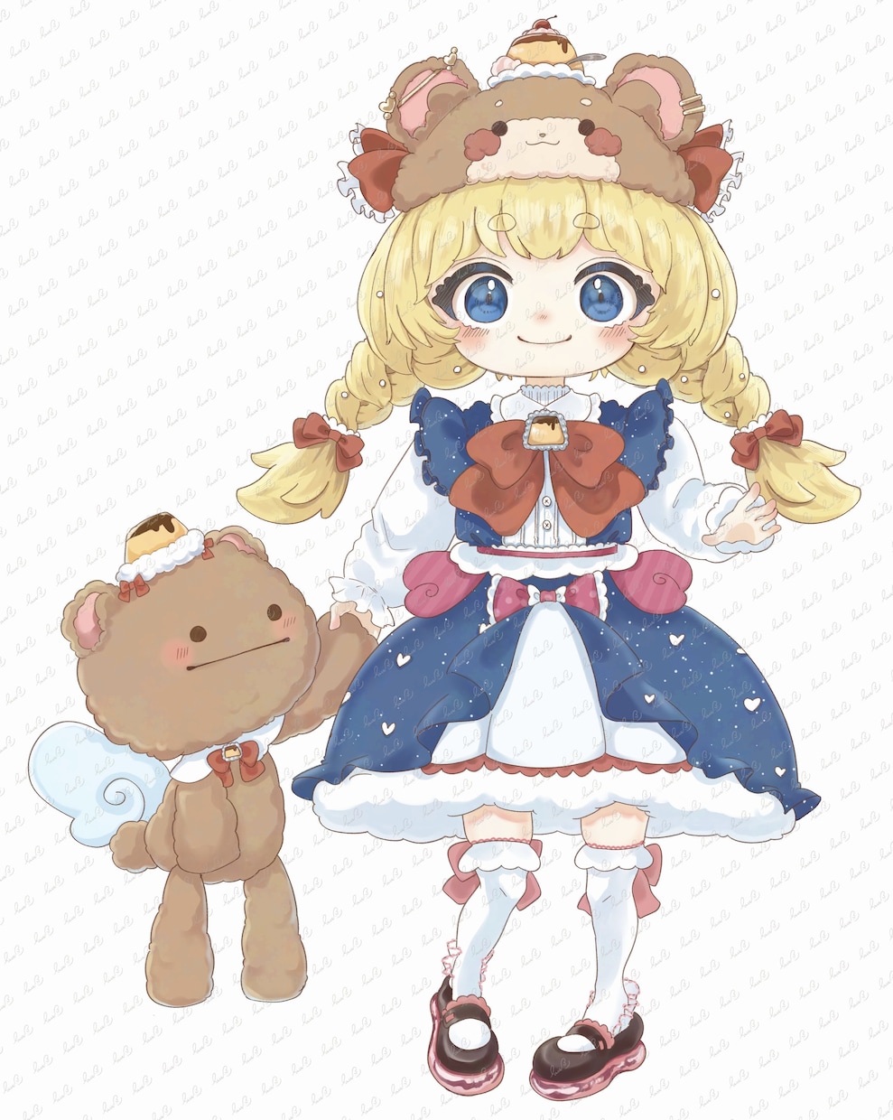 キャラクター単体イラストを制作いたします ライブ活動に使用出来る単体でも見栄えするイラスト！ イメージ2
