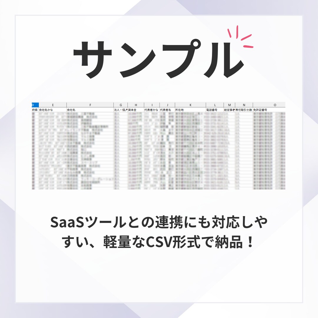Web情報取得・リサーチ・データ収集いたします あなたに変わってWeb情報取得を代行いたします！ イメージ3